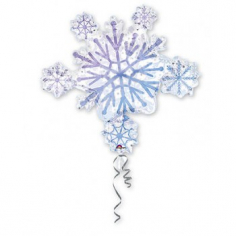 Шар Фигура, Снежинка Фигурная / Snowflake (в упаковке)