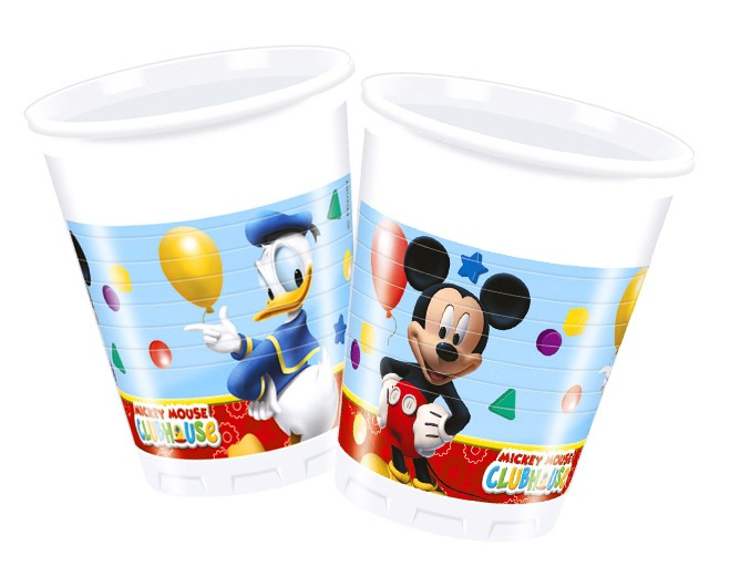 Стаканы пластиковые "Игривый Микки Маус" / Playful Mickey