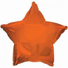 Шар Звезда Темно-Оранжевый / Orange
