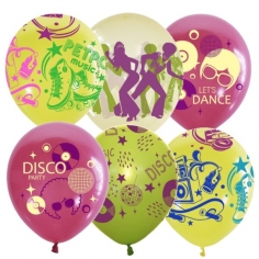 Шар Disco Party, набор шаров Ассорти