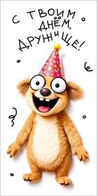 Конверт для денег "С твоим днем, дружище!"   